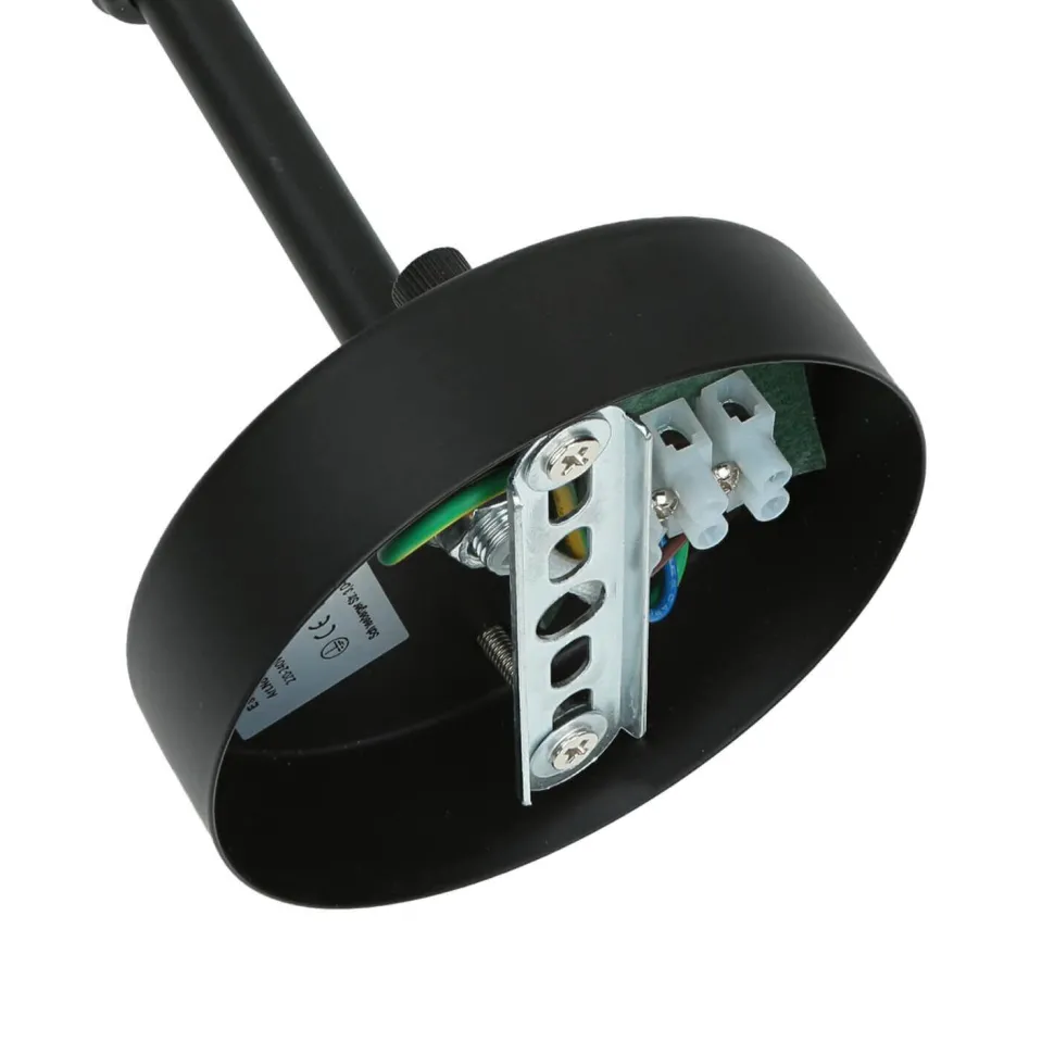 Schwarze Deckenlampe Wohnzimmer Leuchte Decke