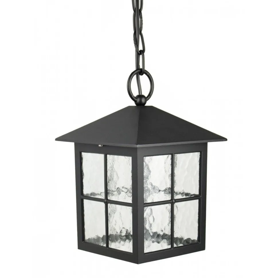 Schwarze Hängelampe außen Rustikal IP43 BAARLE