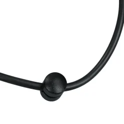 Schwarze Hängeleuchte mit Stecker flexible Montage