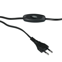 Schwarze Hängeleuchte mit Stecker flexible Montage