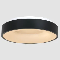 Schwarze LED Deckenlampe Metall Kunststoff 40 W 2700 K