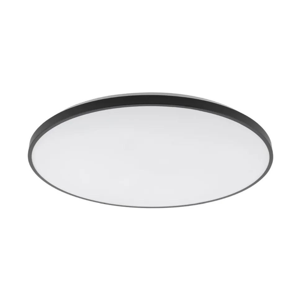 Schwarze LED Deckenlampe Ø64,2 cm 64 W 4700 lm blendarm