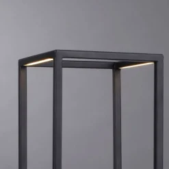 Schwarze LED Tischlampe dimmbar Touch 26 cm 4 W Memory