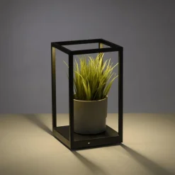 Schwarze LED Tischlampe dimmbar Touch 26 cm 4 W Memory