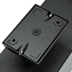 Schwarze Wandlampe außen IP54 eckig 30cm Up Down