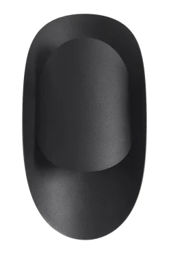 Schwarze Wandlampe indirekt H: 30 cm G9 Modern HEDDO