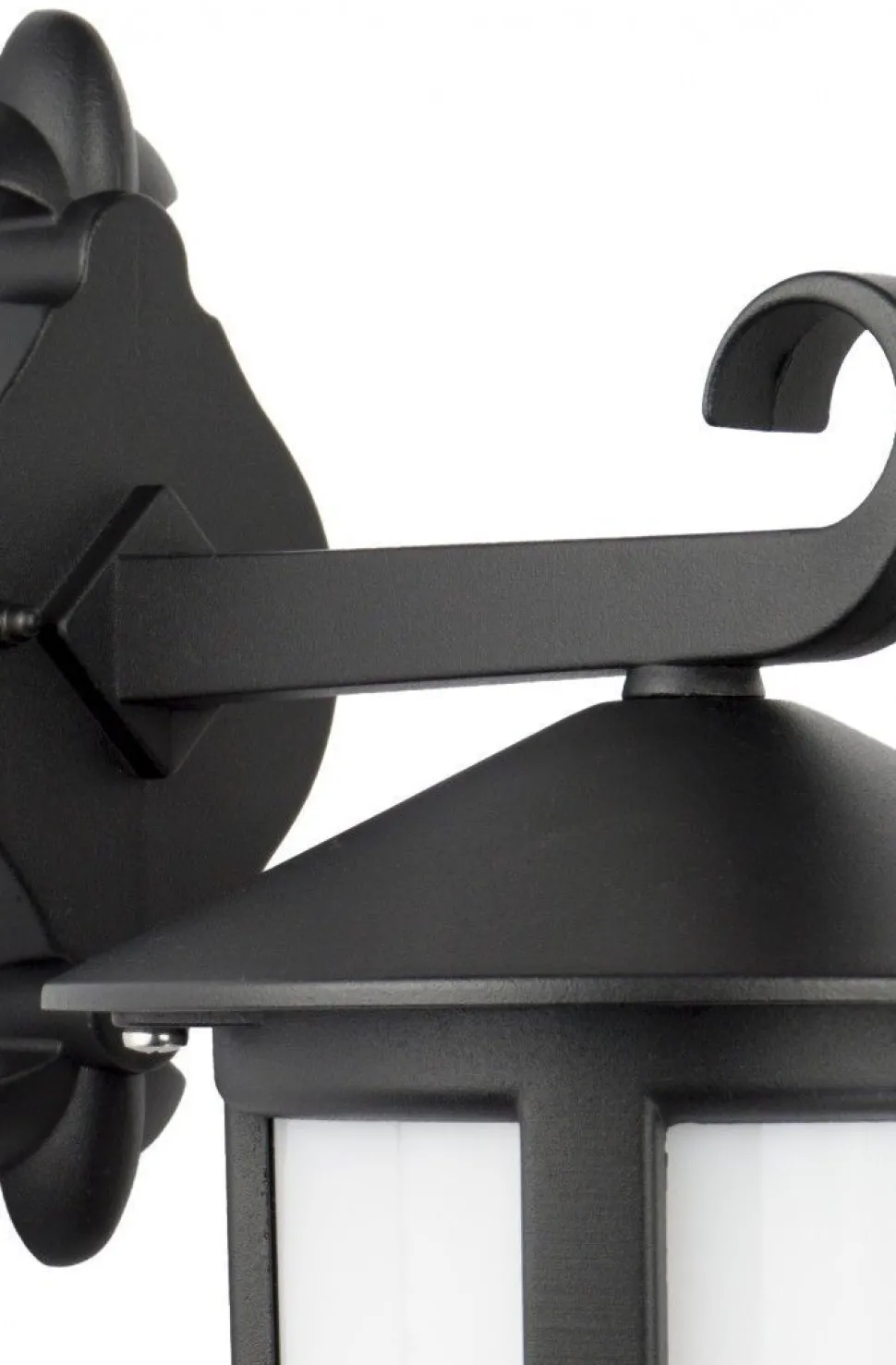 Schwarze Wandlampe Rustikal regenfest E27