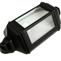 Schwarze Wandleuchte außen LIVORNO Rustikal IP44 E27