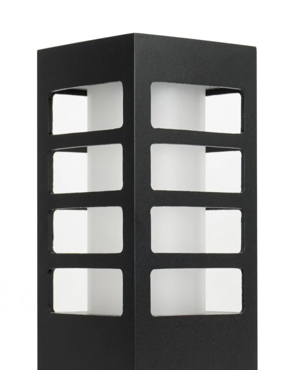 Schwarze Wegeleuchte 50cm wetterfest IP54 E27