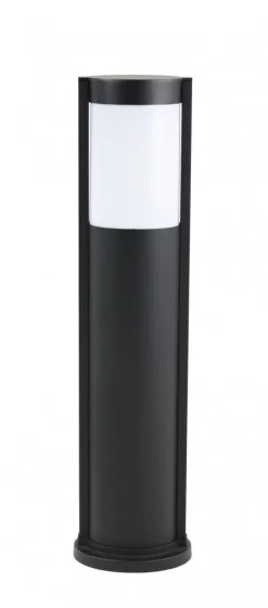 Schwarze Wegeleuchte oval 65 cm außen E27 CANDO