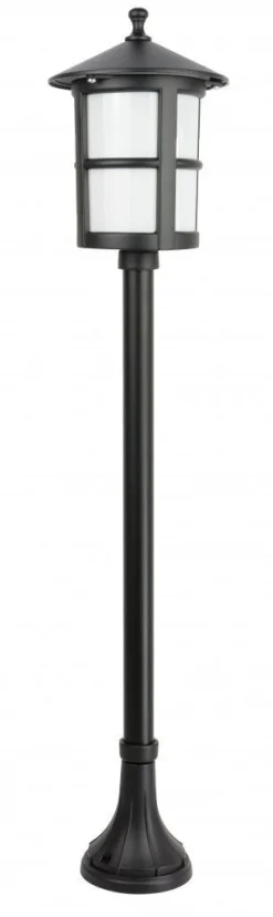 Schwarze Wegeleuchte Rustikal 101 cm Lampe Außen