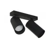 Schwarzer Deckenspot COLENE B:5,5-20cm Modern 2x GU10