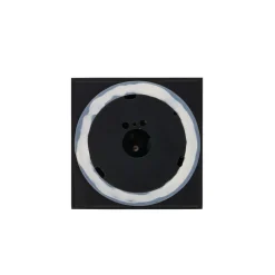 Schwarzer Deckenstrahler Aluminium Glas IP54 GU10