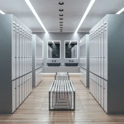 Schwarzer Einbaustrahler IP65 Metall Glas Ø8,5 cm rund