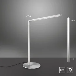 Schwenkbare LED Schreibtischleuchte Metall 5 W dimmbar