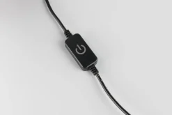 Schwenkbare LED Tischleuchte dimmbar Metall Schwarz 7 W