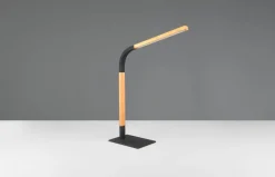 Schwenkbare LED Tischleuchte dimmbar Metall Schwarz 7 W