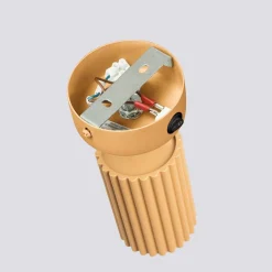 Schwenkbare Leselampe Wand GU10 B: 8 cm klein in Gold aus Alu