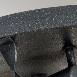 Shabby Deckenleuchte Rustikal Metall Ø 33 cm rund Grau