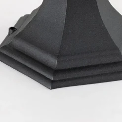 Sockelleuchte 39,3 cm IP44 Schwarz E27 Garten Weg