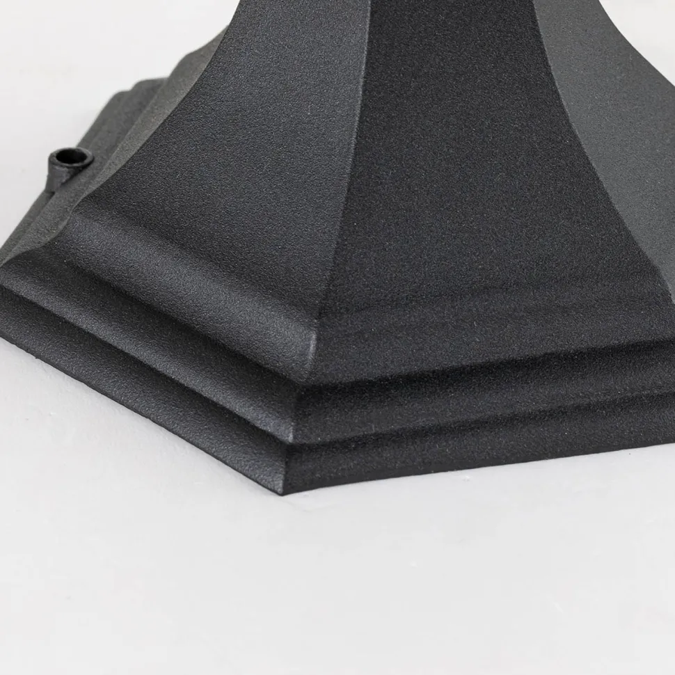 Sockelleuchte 39,3 cm IP44 Schwarz E27 Garten Weg