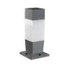 Sockelleuchte außen Garten 47 cm Grau Weiß blendarm