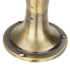 Sockelleuchte außen Messing H:25cm Terrasse Weg