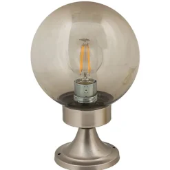 Sockelleuchte Garten Weg Messing E27 H:30cm VERIA