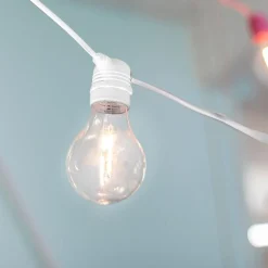 Solar Lichterkette außen LED 2700K warmweiß IP44 5m lang