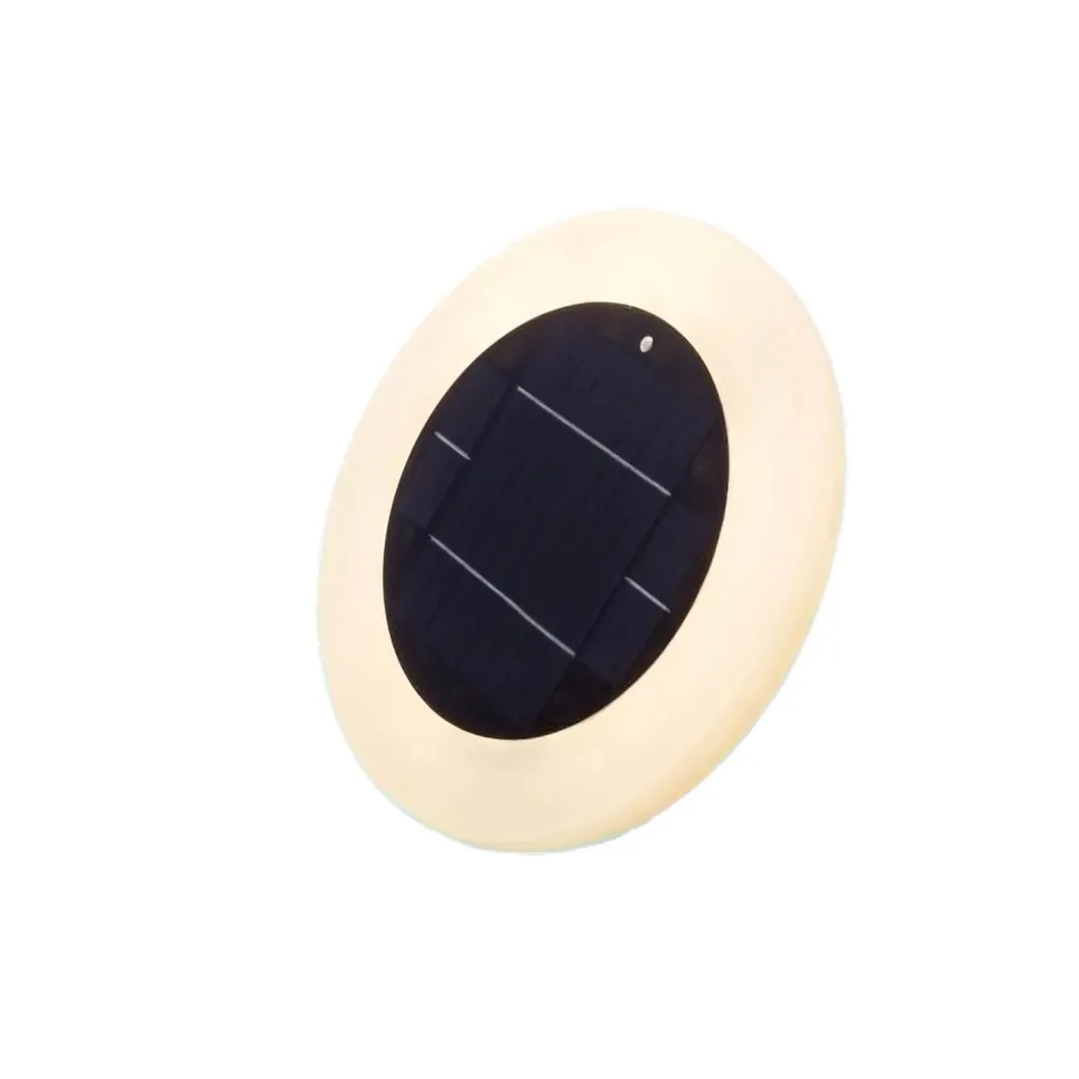 Solar Poolleuchte LED Farbwechsel Dimmer IP68 Ø 29 cm kabellos