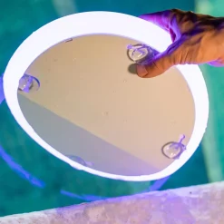 Solar Poolleuchte LED Farbwechsel Dimmer IP68 Ø 29 cm kabellos