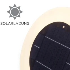 Solar Poolleuchte LED Farbwechsel Dimmer IP68 Ø 29 cm kabellos