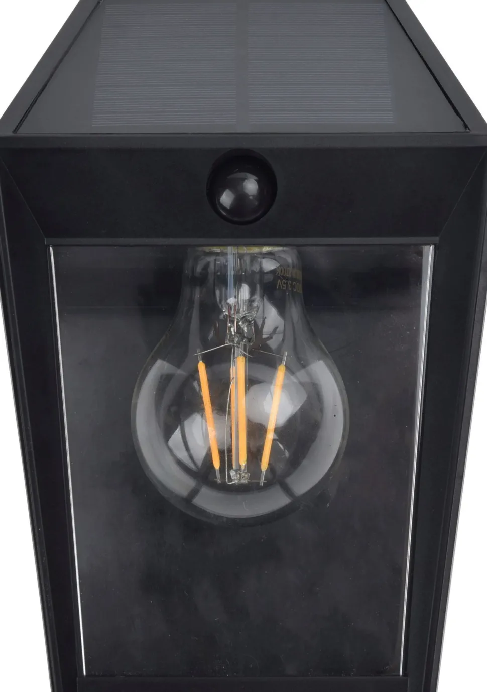Solar Wandlampe mit Bewegungssensor E27 IP44 H:20,5 cm