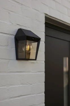 Solar Wandlampe mit Bewegungssensor E27 IP44 H:20,5 cm