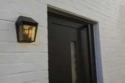 Solar Wandlampe mit Bewegungssensor E27 IP44 H:20,5 cm