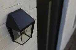 Solar Wandlampe mit Bewegungssensor E27 IP44 H:20,5 cm