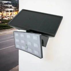Solarlampe mit Bewegungsmelder außen LED Garten Haus