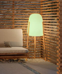 Solarleuchte LED IP65 144 cm Dreibein Dimmer Farbwechsel