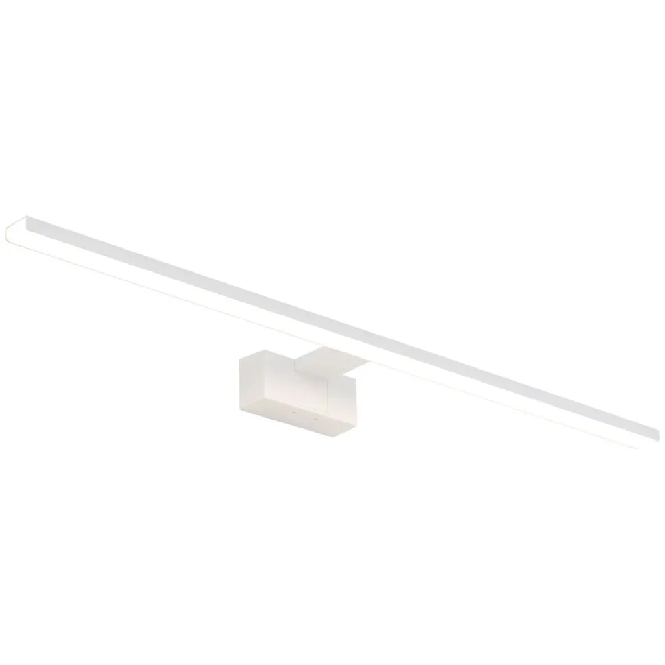 Spiegelleuchte LED Weiß IP44 3000 K 1100 lm Aluminium