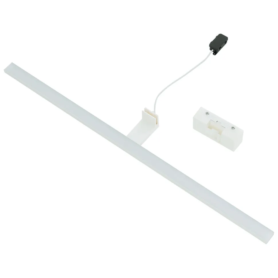 Spiegelleuchte LED Weiß IP44 3000 K 1100 lm Aluminium