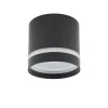 Spot Decke Schwarz GX53 Ø 8,5 cm rund H: 8,3 cm klein Metall