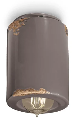 Spot Lampe Decke Keramik E14 Ø 8,5 cm Aufputz rund