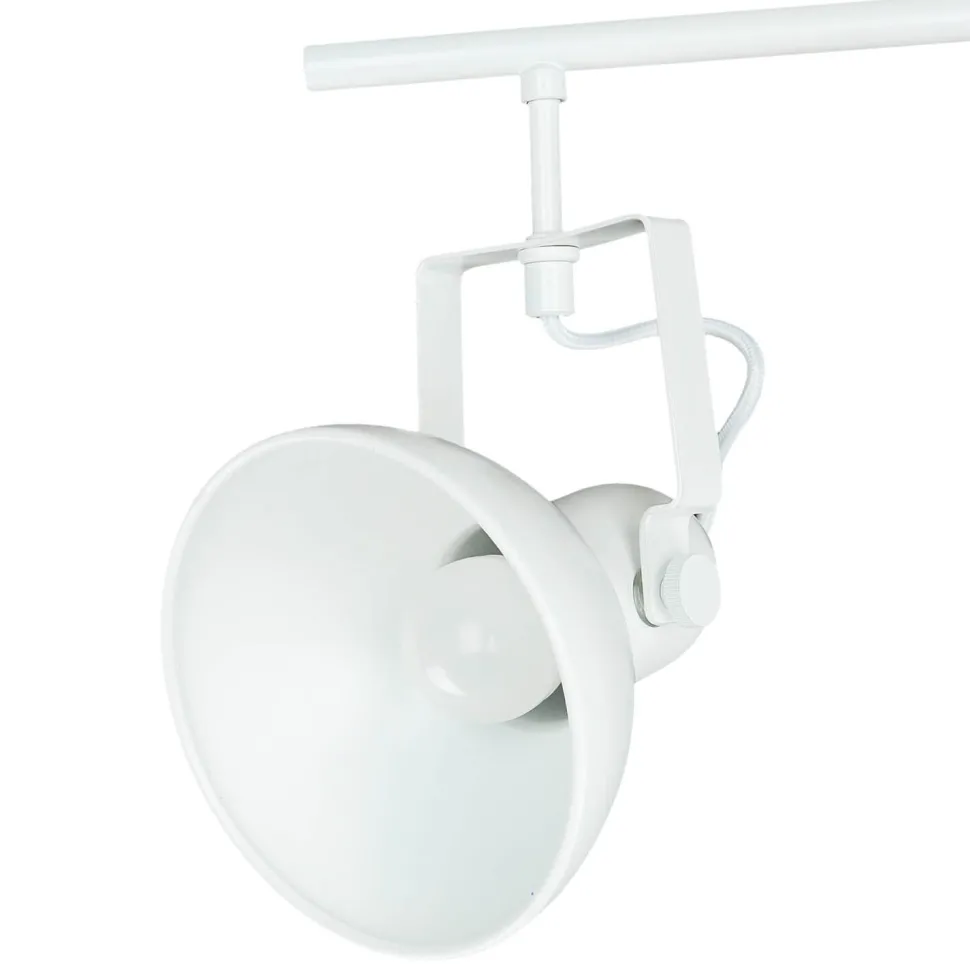 Spot Leuchte Weiß Metall 3x E14 Retro praktisch