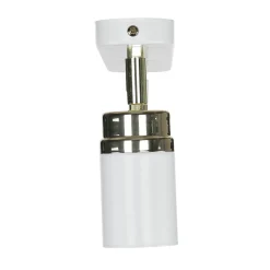 Spot Strahler Decke Weiß Gold 3x GU10 Metall EVIE