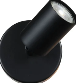 Spot Strahler Schwarz klein Ø 11 cm rund ELSIE