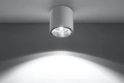 Spot Weiß Aluminium rund Modern vielseitig JASMYNN