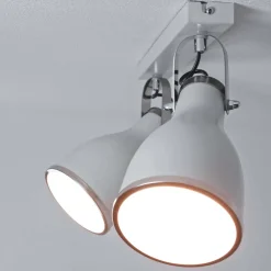 Spotstrahler BJORN GREY in Grau 2-flmg