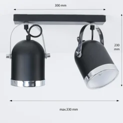 Spotstrahler NEO in Schwarz 2-flmg