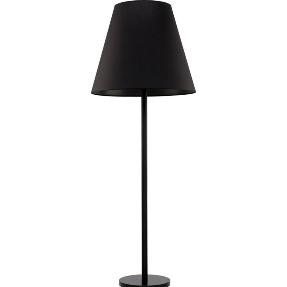 Standleuchte in Schwarz 3-flmg