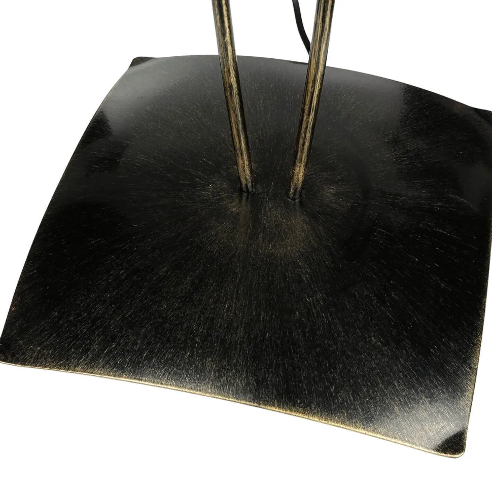 Standleuchte KORFU in Messing Antik 2-flmg